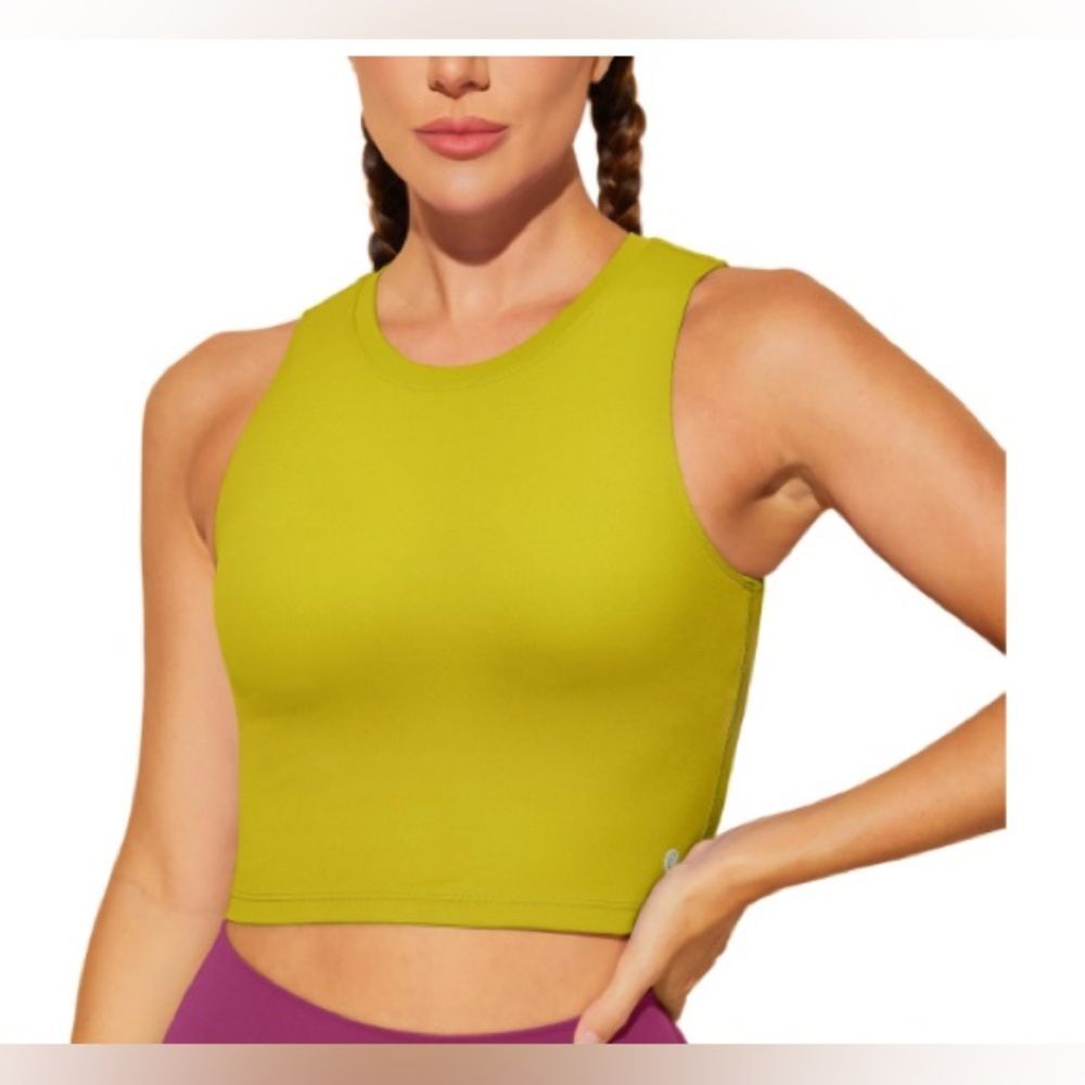 Women’s Removable Padded Yoga Sleeveless Fitness Workout sports bra/top L NWOT